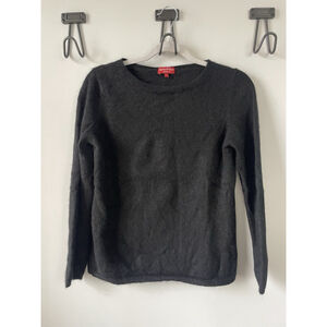 Laura Di Sarpi Black 100% Cashmere Crew neck Sweater Size XL